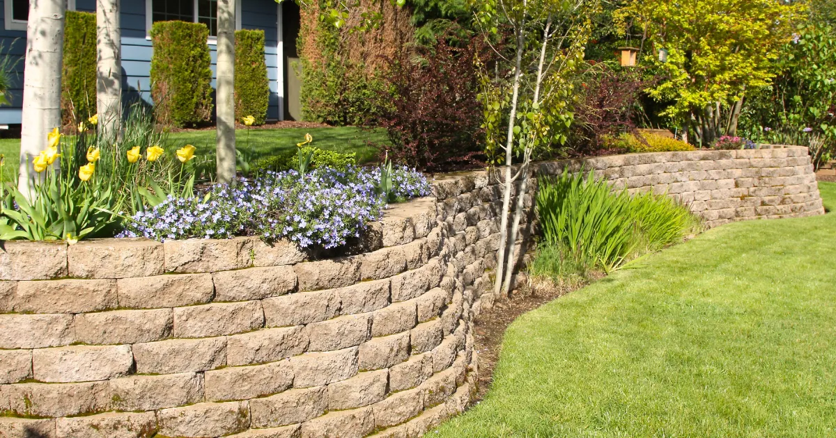 Retaining Wall Installation